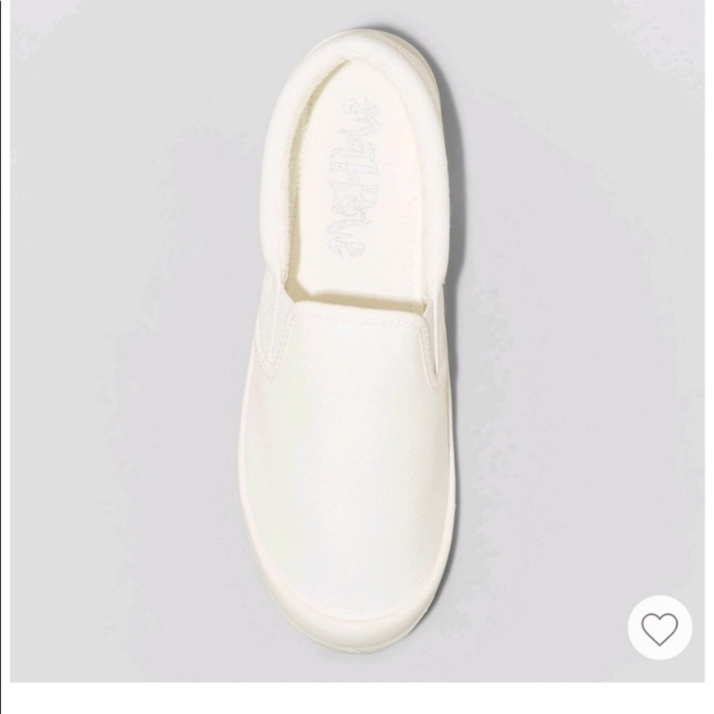 Mad love white slip on sneakers new - Picture 3 of 5